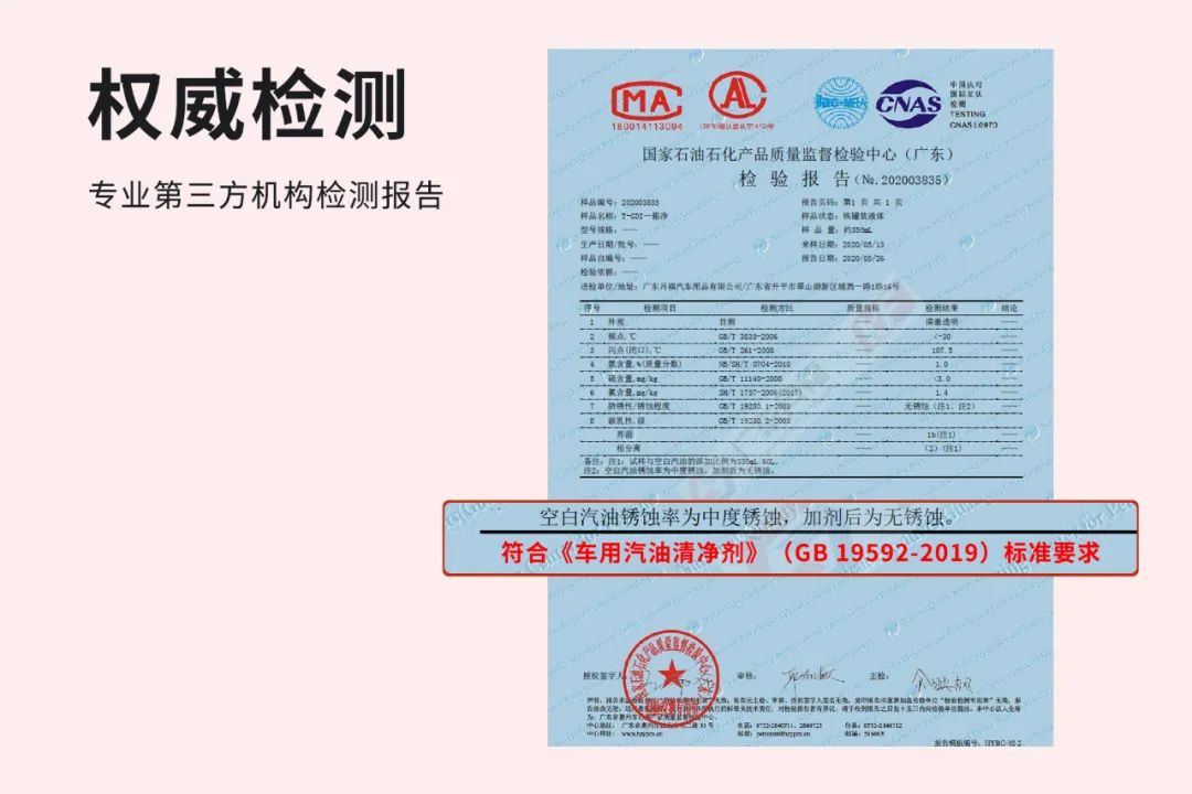 不是所有的燃油添加剂都符合标准